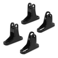 2x Mounting set fits for passenger footrests fits for Harley Davidson Touring 93-24 Craftride black Set Discount