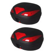 2x Motorcycle top case Bagtecs TC1 43 liters Universal Discount Set