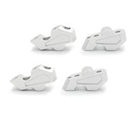 2x Handlebar riser / Handlebar Extension 0.91 inch compatible with BMW F 750 GS 18-23 silver Discount Set