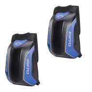2x Motorcycle Hard Shell Backpack Bagtecs Carbon 30 Litres Volume blue Discount Set