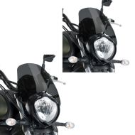 2 x Windshield compatible with Kawasaki Vulcan S / Café 15-24 Dark Smoke Puig NG Sport Set Discount