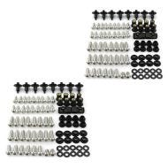 2x Stainless steel fairing screw set compatible with Honda CBR 1000 RR Fireblade 04-05 screws bodywork Zaddox Discount Set