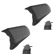 2x Passenger Pillion Seat compatible with Honda CB 1000 R 18-24 Rear Buddy black Discount Set