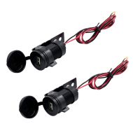 2x 12V Motorcycle USB Socket Lumitecs US26 Discount Set