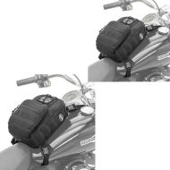 2x Motorcycle tank bag Craftride Dark Gear 9L with strap attachment Discount Set