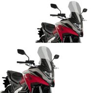 2 x Touring Screen compatible with Honda NC 750 X 21-24 Smoke Puig Set Discount