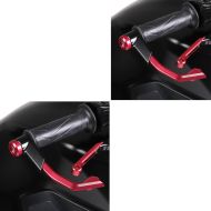 2x Motorcycle Lever Guard Brake and Clutch Handguard Protection Zaddox X1 red Discount Set