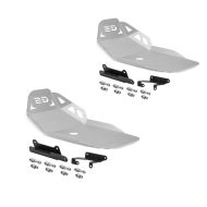 2x Engine Guard compatible with BMW F 850 GS / F 750 GS 18-20 Motoguard silver Aluminium Bug Spoiler Underbody Protection Discount Set