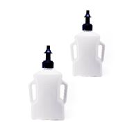 2x Motorcycle fast quick tank canister 20 liter canister Constands black Discount Set