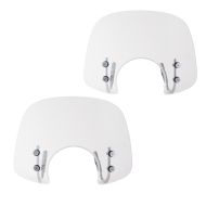2x Windshield compatible with Vespa GTS 250 08-13 Windscreen Craftride FS6 clear Discount Set