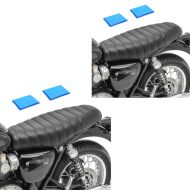 2x Gel Seat compatible with Triumph Bonneville T100 16-24 Craftride VK2G Discount Set