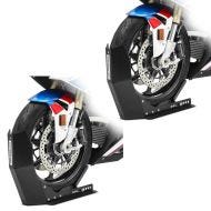 Set: Transportständer Wippe bis 21" sw + sw matt für Kawasaki Ninja H2 / Carbon / SX_1