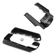 Set: Seitenkoffer-Verlängerung für Harley Touring Modelle 14-20 schwarz + Kotflügelverlängerung hinten für Harley Touring 14-20_1