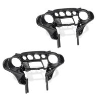 2x Innenverkleidung Batwing für Harley Street Glide 14-20 schwarz Craftride Spar-Set_1
