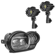 Set: LED Scheinwerfer für BMW R 1200 GS 04-12 Hauptscheinwerfer mit ECE QL4 + LED Zusatzscheinwerfer Set für BMW R 1200 GS / Adventure S22X_1