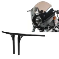 ,Set: Gauntlet Fairing MG4 fits for Harley Davidson Dyna 95-05,, Sportster 88-16 1.54 inch fits fork Craftride + Handlebar T-Bar Fat 1-1/4" H 14" fits for Harley Davidson Craftride blk,