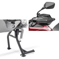 Set: Centre Stand Honda Transalp XL 700 V 07-14 Center Stand ConStands in black + Handguards compatible with Honda Transalp XL 700 V Motoguard HG2 black