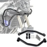 Set: Fairing Crash bar upper part XL compatible with Yamaha Tenere 700 19-24 engine guard with Pillion grab bar
