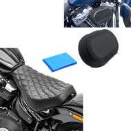 Set: Solo Seat Gel fits for Harley Davidson Softail Street Bob / Standard 18-24 Craftride DS4 + Air filter rain cover fits for Harley Davidson Softail models 18-24 Craftride