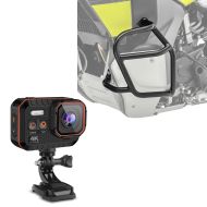 Set: Motorcycle Action Camera 4K Tourtecs with Engine Guard compatible with Husqvarna Norden 901 21-24 Crash Bar