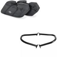 ,Set: Saddlebag liner bags SP4 + Rear Crash Bar compatible with Indian Chief,, Chieftain,, Springfield,, Roadmaster 15-24 black,