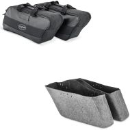 Set: Hard Saddlebag Luggage Liners fits for Harley Davidson Touring 14-24 Craftride + Hard Saddlebag Carpet Liner fits for Harley Davidson Touring models 14-24 Craftride