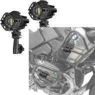 Set: LED Auxiliary Spot Light S22X + Crash bar protectors CP8 0.87-1.10 inch