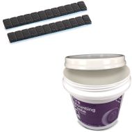 Set: Wheel balancing weights 2 pieces 12x5g + Mounting paste 6.6 lbs