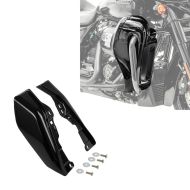 Set: Lower vented Leg Fairing fits for Harley Davidson Touring 14-24 + Wind deflector WA3