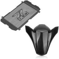 Set: Radiator Cover compatible with Kawasaki Z 900 17-120 lbs1 + Passenger Seat cowl
