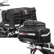 Set: Tail Bag SX70 Rear Seat Bag 70Ltr + tail bag / Pillion Seat Bag 55L
