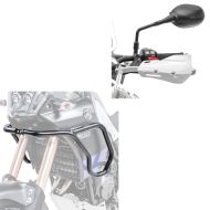 Set: Fairing Crash bar upper part compatible with Yamaha Tenere 700 19-24 + Handguards XD4