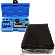 Set: Chain Breaker + Riveter KP2 for motorcycle + Oil spill mat 75 x 59.06 inch