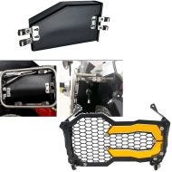 ,Set: Tool box left 4,,2L + Headlight Grille Front compatible with BMW R 1200 GS / ADV 13-18 SG2,