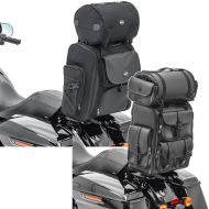 Set: Sissy Bar Bag SXL with Roll Bag + Rear Tail Bag PU Leather