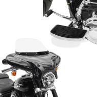 Set: Batwing Fairing for Chopper and Custombikes + Passenger Floorboards FB3
