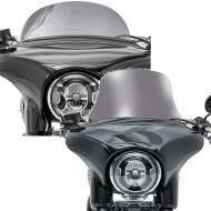 Set: Windshield compatible with HD Sport Glide 18-21 M light smoke + Windshield L light smoke