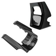 Set: Rear Fender Extension Filler fits for Harley Davidson Touring 14-24 + Belly pan oil cooler cover OV2