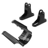 Set: Rear Fender Extension Filler fits for Harley Davidson Touring 14-24 + Mounting set fits for passenger footrests