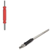 Set: Valve core remover + Valve puller / valve extrator for tyres