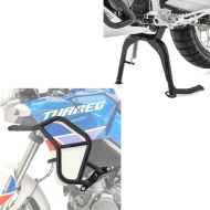 Set: Centre stand compatible with Aprilia Tuareg 660 22-24 + Top Crash Bar