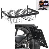 Set: Motorcycle Wardrobe XGP WH6 with Side Mount license plate holder for Cruiser Retro Universal Craftride LH5
