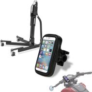,Set: Motorbike Power Evo Central Stand blk without adapter plate with smartphone holder SH10 6,,3" for handlebar,