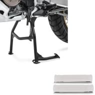 Set: Centre Stand compatible with Honda Africa Twin 1100 20-24 with Lever Overcoat set for brake lever and clutch lever white
