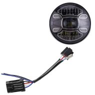 Adapter H4 to H13 for headlights + headlights F7 LED headlights