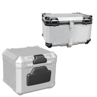 Back pad for aluminum top case RL2U + aluminum top case XB85 silver