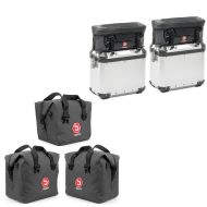 Inner bags top case compatible with BMW R 1250 GS / Adventure 19-24 + 2x aluminum case Pannier Lid Bag