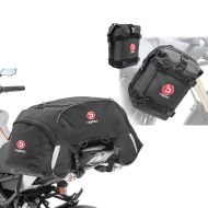 Tail bag 35 liters + set crash bar bags 2x 6Ltr
