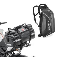 Tail bag volume 50l + hard shell shoulder bag