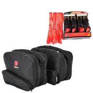 Tension belt set + case inner bags compatible with BMW R 1200 RT / R 1250 RT 05-24